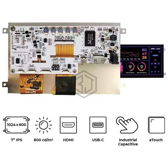 RVT70HSHFWCA0 - Riverdi - Display Modules - LCD, OLED, Graphic