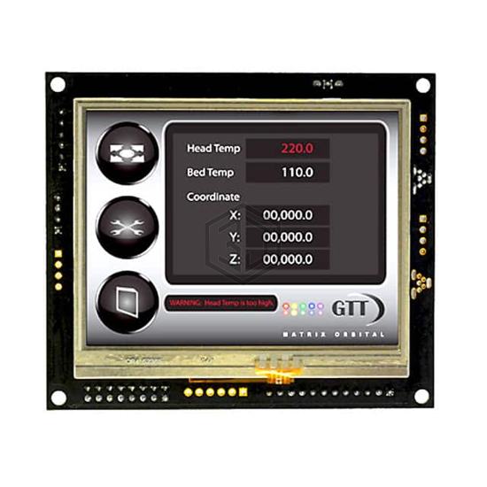 GTT35A-TPR-BLM-B0-H1-CT-V5 - Matrix Orbital - Display Modules - LCD, OLED, Graphic