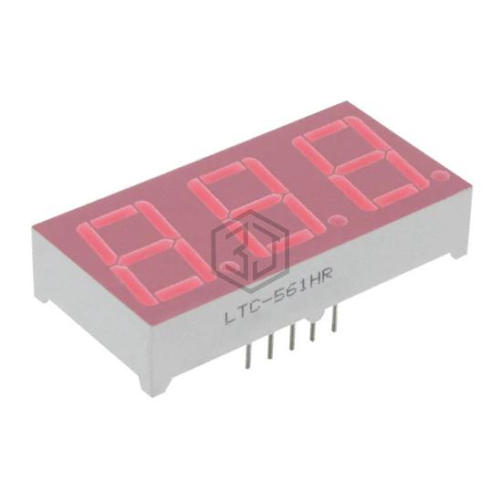 LTC-561HR - Lite-On Inc. - Display Modules - LED Character and Numeric