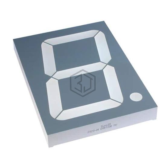 DMR100A - SunLED - Display Modules - LED Character and Numeric