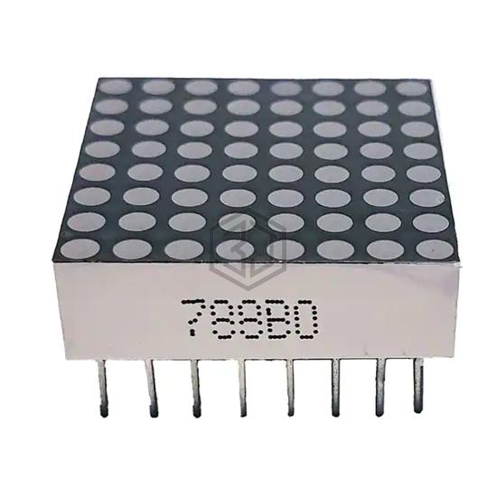 PART 8X8 20 MM ORANGE LED MATRIX - Gearbox Labs - Display Modules - LED Dot Matrix and Cluster