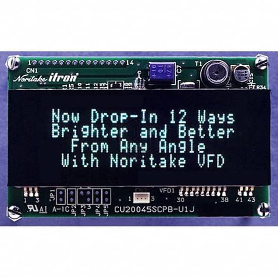 CU20045SCPB-W5J - Noritake Company Inc. - Display Modules - Vacuum Fluorescent (VFD)
