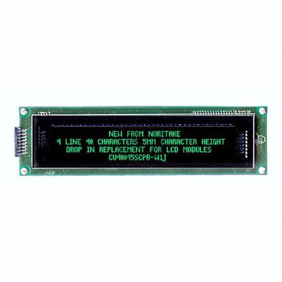 CU40045SCPB-W1J - Noritake Company Inc. - Display Modules - Vacuum Fluorescent (VFD)