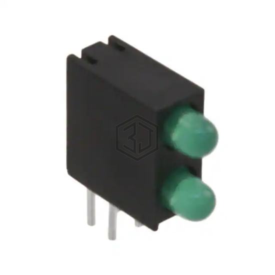WP934EB/2GD - Kingbright - LEDs - Circuit Board Indicators, Arrays, Light Bars, Bar Graphs
