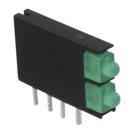 WP4060VH/2GD - Kingbright - LEDs - Circuit Board Indicators, Arrays, Light Bars, Bar Graphs