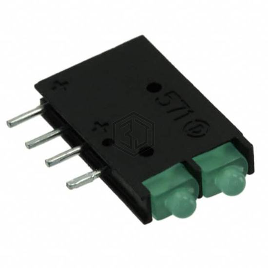 5710122100F - Dialight - LEDs - Circuit Board Indicators, Arrays, Light Bars, Bar Graphs