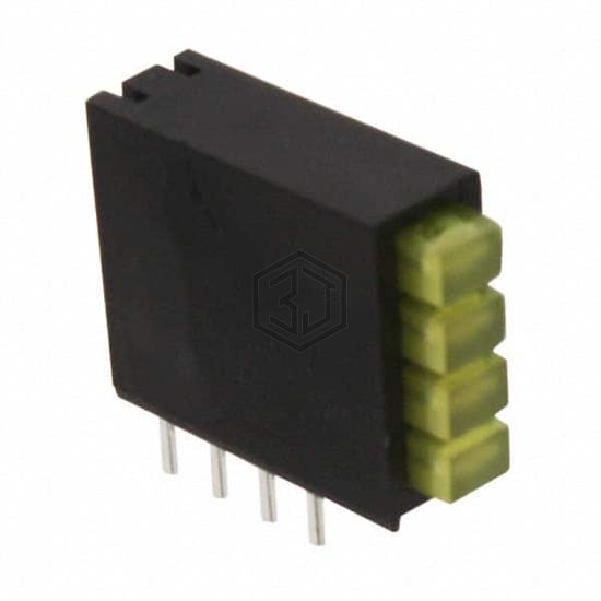 WP914CK/4YDT - Kingbright - LEDs - Circuit Board Indicators, Arrays, Light Bars, Bar Graphs