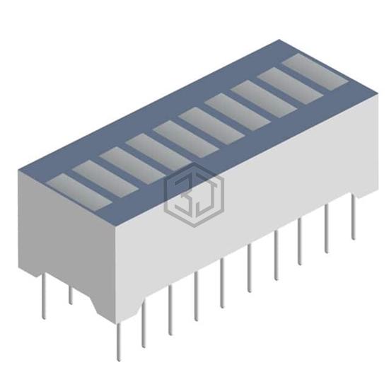 XGVGX10D - SunLED - LEDs - Circuit Board Indicators, Arrays, Light Bars, Bar Graphs