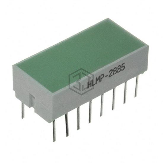 HLMP-2885-FG000 - Broadcom Limited - LEDs - Circuit Board Indicators, Arrays, Light Bars, Bar Graphs