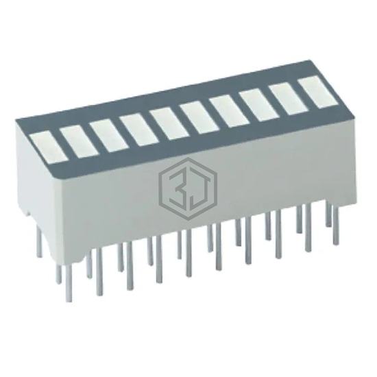 XGURUGX10D - SunLED - LEDs - Circuit Board Indicators, Arrays, Light Bars, Bar Graphs