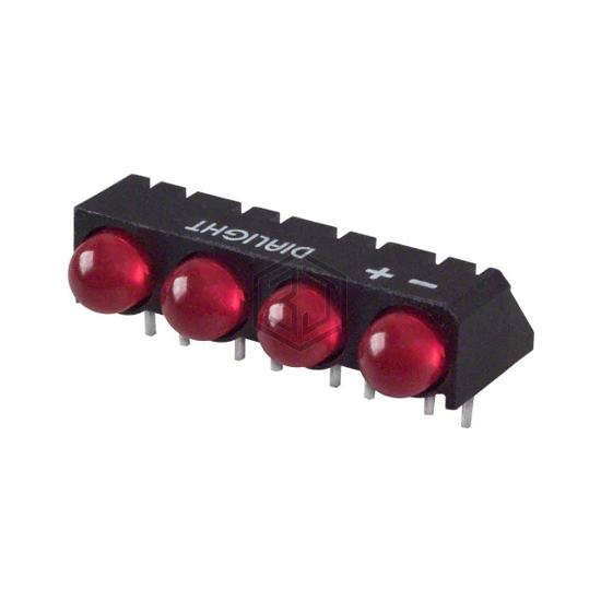 5500407004F - Dialight - LEDs - Circuit Board Indicators, Arrays, Light Bars, Bar Graphs