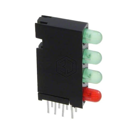 5680102221F - Dialight - LEDs - Circuit Board Indicators, Arrays, Light Bars, Bar Graphs