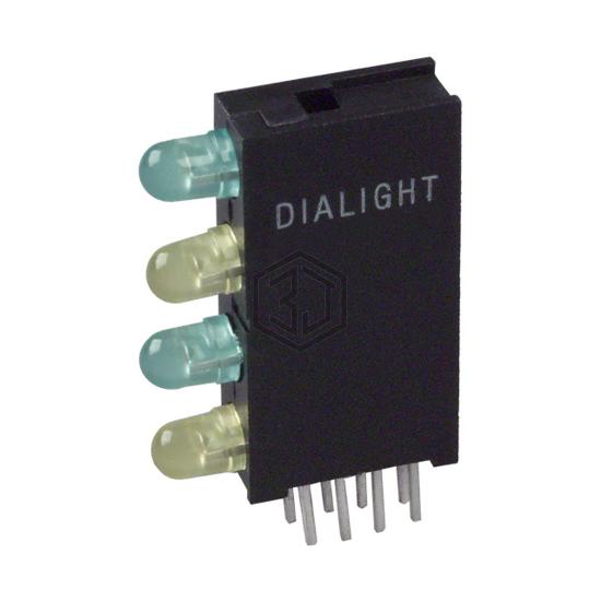 5680102323F - Dialight - LEDs - Circuit Board Indicators, Arrays, Light Bars, Bar Graphs
