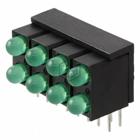 5530122004F - Dialight - LEDs - Circuit Board Indicators, Arrays, Light Bars, Bar Graphs
