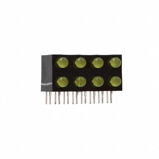 QBL7YA80D-MP8B2 - QT Brightek (QTB) - LEDs - Circuit Board Indicators, Arrays, Light Bars, Bar Graphs