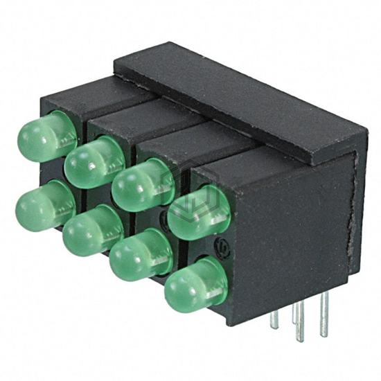 5530222204F - Dialight - LEDs - Circuit Board Indicators, Arrays, Light Bars, Bar Graphs