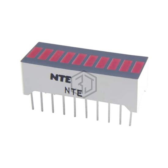 NTE3115 - NTE Electronics, Inc - LEDs - Circuit Board Indicators, Arrays, Light Bars, Bar Graphs