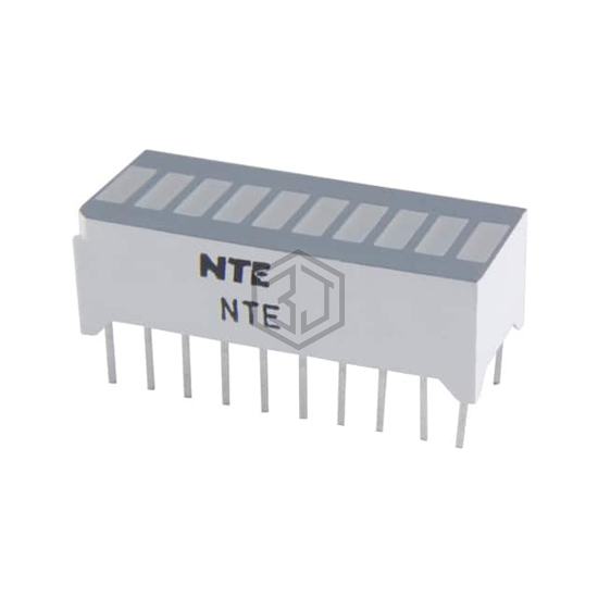 NTE3117 - NTE Electronics, Inc - LEDs - Circuit Board Indicators, Arrays, Light Bars, Bar Graphs
