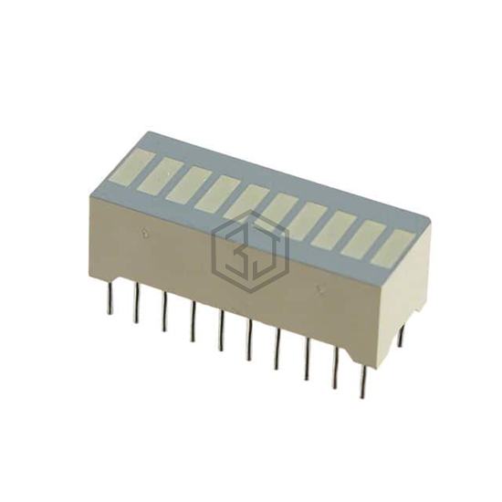 DC10SRWA - Kingbright - LEDs - Circuit Board Indicators, Arrays, Light Bars, Bar Graphs