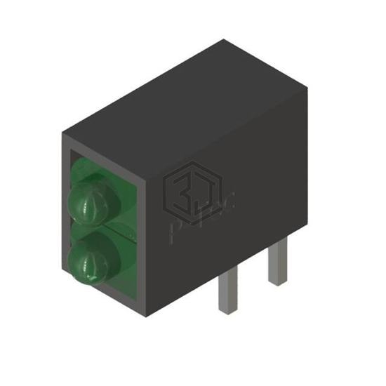 PL102-2G13 - P-tec - LEDs - Circuit Board Indicators, Arrays, Light Bars, Bar Graphs