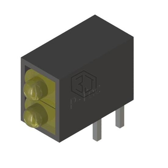 PL102-2Y01 - P-tec - LEDs - Circuit Board Indicators, Arrays, Light Bars, Bar Graphs