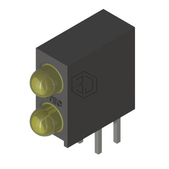 PL309-2Y01 - P-tec - LEDs - Circuit Board Indicators, Arrays, Light Bars, Bar Graphs