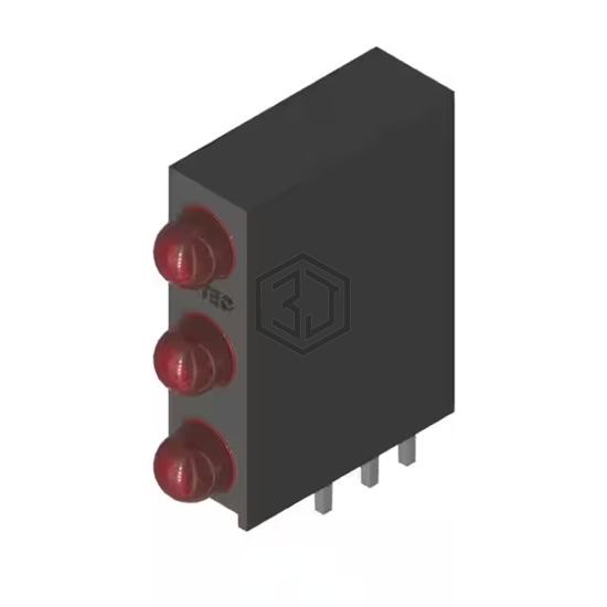 PL311-3R12 - P-tec - LEDs - Circuit Board Indicators, Arrays, Light Bars, Bar Graphs