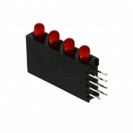 WP934SB/4ID - Kingbright - LEDs - Circuit Board Indicators, Arrays, Light Bars, Bar Graphs
