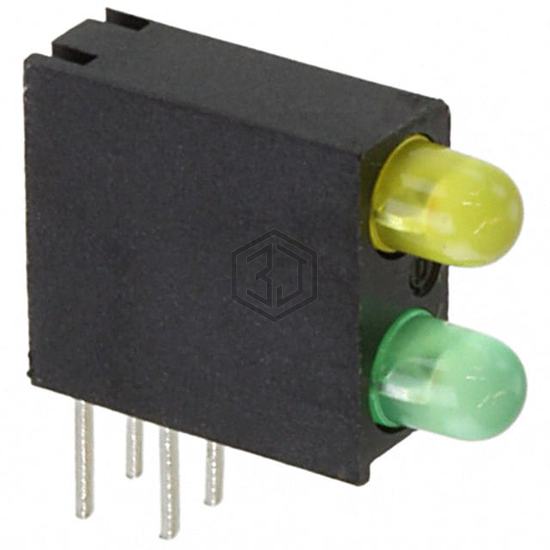 5530132200F - Dialight - LEDs - Circuit Board Indicators, Arrays, Light Bars, Bar Graphs