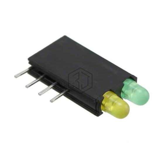5690112300F - Dialight - LEDs - Circuit Board Indicators, Arrays, Light Bars, Bar Graphs