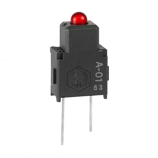 A01PC - NKK Switches - LEDs - Circuit Board Indicators, Arrays, Light Bars, Bar Graphs