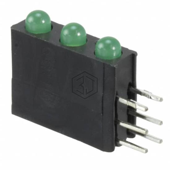 H310CGD - Bivar Inc. - LEDs - Circuit Board Indicators, Arrays, Light Bars, Bar Graphs