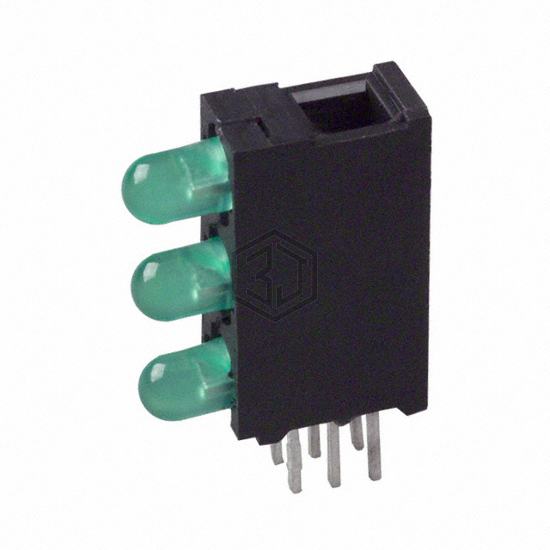 5693F5_5_5-A - Visual Communications Company - VCC - LEDs - Circuit Board Indicators, Arrays, Light Bars, Bar Graphs