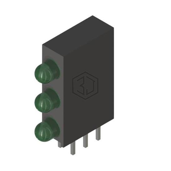 PL317-3G13 - P-tec - LEDs - Circuit Board Indicators, Arrays, Light Bars, Bar Graphs