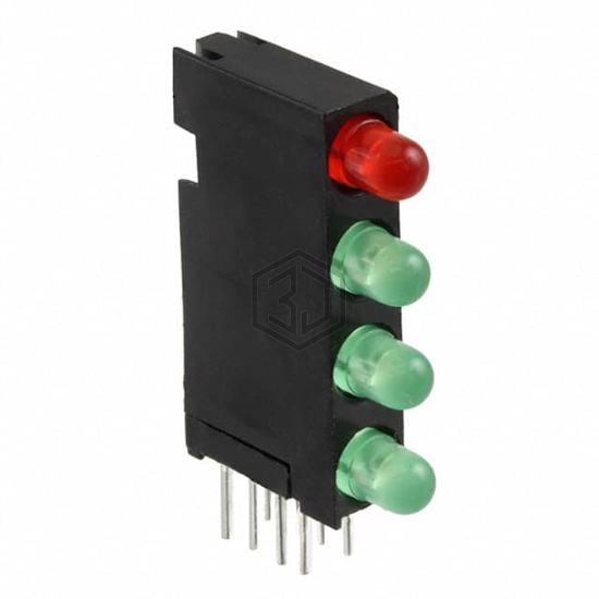 5680101222F - Dialight - LEDs - Circuit Board Indicators, Arrays, Light Bars, Bar Graphs