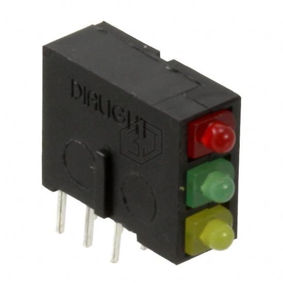 5700100123F - Dialight - LEDs - Circuit Board Indicators, Arrays, Light Bars, Bar Graphs