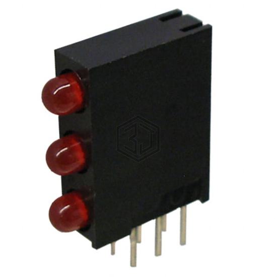 XPZ3LUR147D - SunLED - LEDs - Circuit Board Indicators, Arrays, Light Bars, Bar Graphs