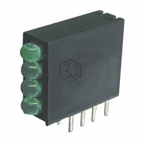XVX4SUG91D - SunLED - LEDs - Circuit Board Indicators, Arrays, Light Bars, Bar Graphs