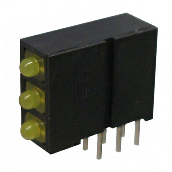 XPH3LUY61D - SunLED - LEDs - Circuit Board Indicators, Arrays, Light Bars, Bar Graphs