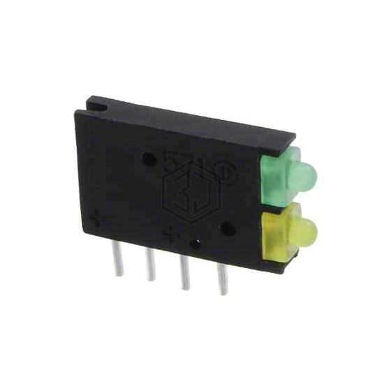 5710123100F - Dialight - LEDs - Circuit Board Indicators, Arrays, Light Bars, Bar Graphs