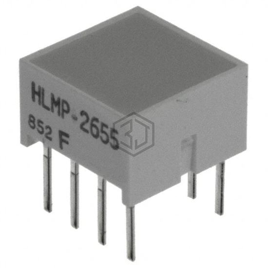 HLMP-2655-EF000 - Broadcom Limited - LEDs - Circuit Board Indicators, Arrays, Light Bars, Bar Graphs