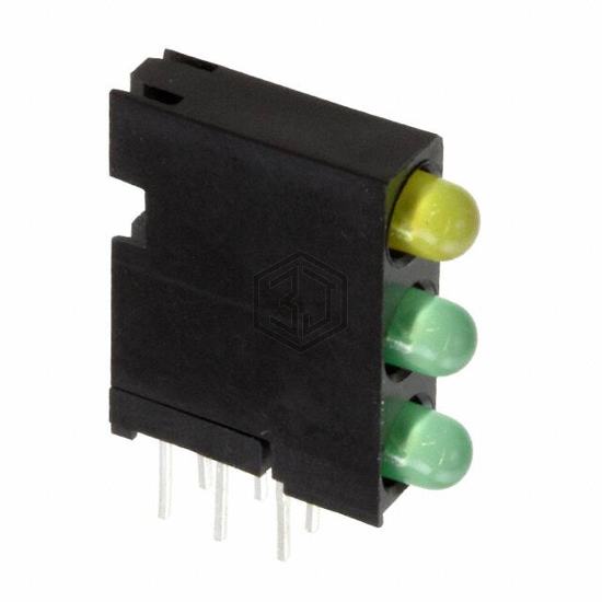 5640100322F - Dialight - LEDs - Circuit Board Indicators, Arrays, Light Bars, Bar Graphs