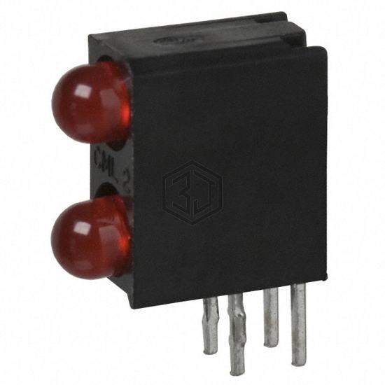 553-0111 - Visual Communications Company - VCC - LEDs - Circuit Board Indicators, Arrays, Light Bars, Bar Graphs