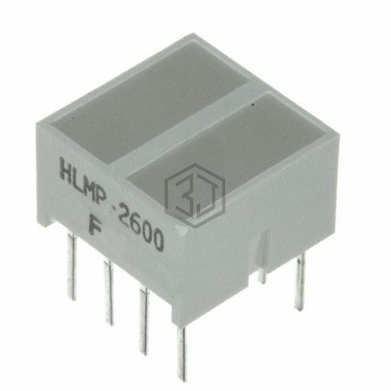 HLMP-2600 - Broadcom Limited - LEDs - Circuit Board Indicators, Arrays, Light Bars, Bar Graphs