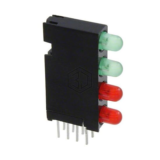 5680102211F - Dialight - LEDs - Circuit Board Indicators, Arrays, Light Bars, Bar Graphs