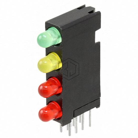 5680102311F - Dialight - LEDs - Circuit Board Indicators, Arrays, Light Bars, Bar Graphs