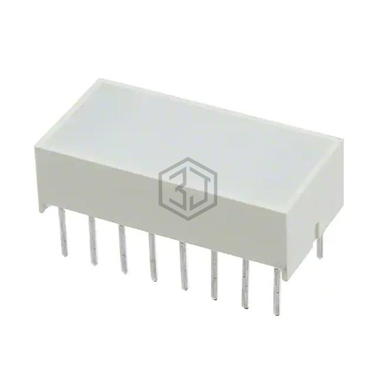 KB-F100SRW - Kingbright - LEDs - Circuit Board Indicators, Arrays, Light Bars, Bar Graphs