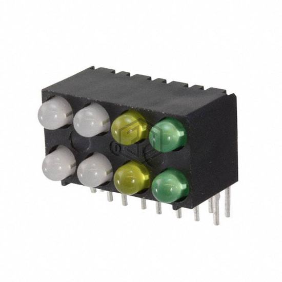 5530008838F - Dialight - LEDs - Circuit Board Indicators, Arrays, Light Bars, Bar Graphs
