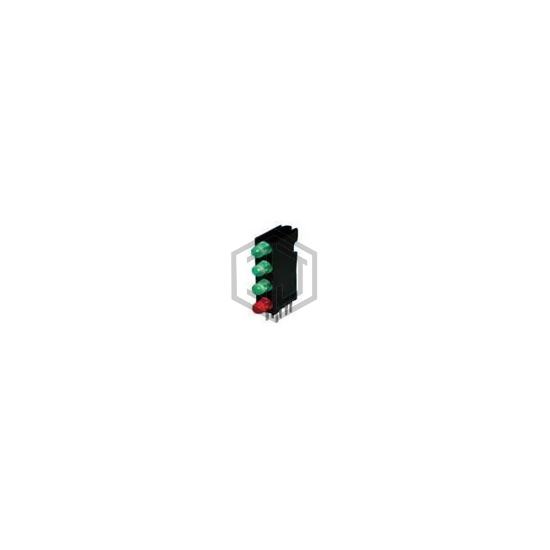 568-0122-332F - Dialight - LEDs - Circuit Board Indicators, Arrays, Light Bars, Bar Graphs