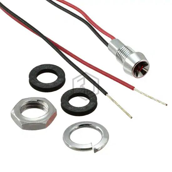 L60D-R5-W - Visual Communications Company - VCC - Panel Indicators, Pilot Lights
